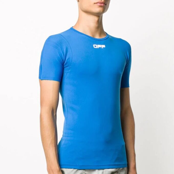 Off Active Functional Tight kortærmet blå Shorts
