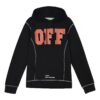 OFF Applikert hettegenser Unisex Svart