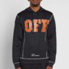 OFF Applikert hettegenser Unisex Svart