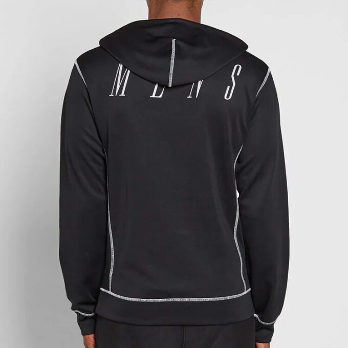 OFF Applikert hettegenser Unisex Svart