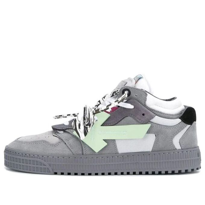 Off-Court Low Top Sneaker «Grey White Green»