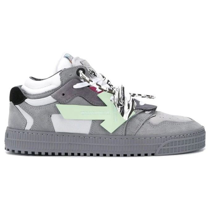 Off-Court Low Top Sneaker «Grey White Green»