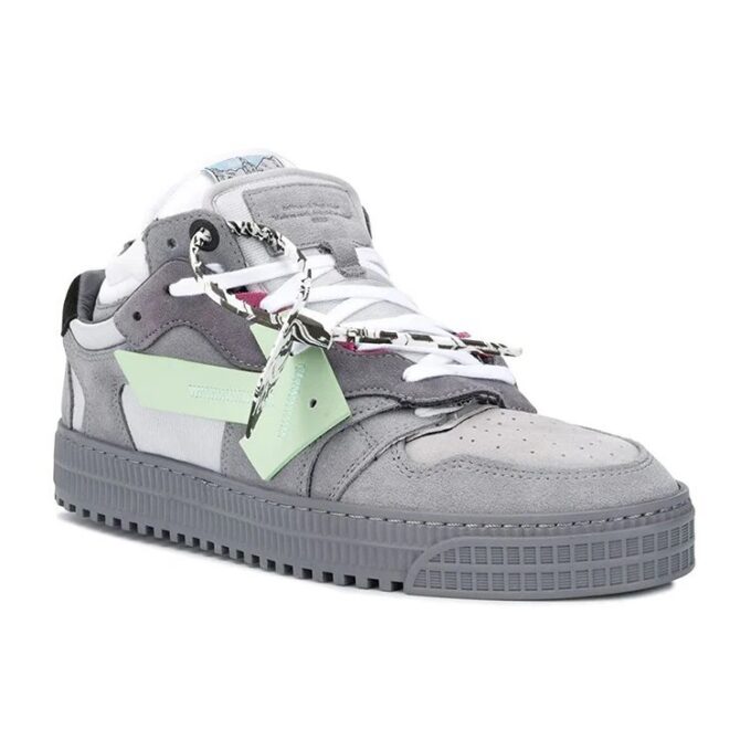 Off-Court Low Top Sneaker «Grey White Green»