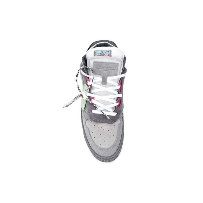 Off-Court Low Top Sneaker «Grey White Green»