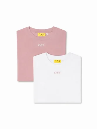 Off Stamp 2-pakk T-skjorte S/S