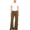 Off Stamp Ribbed Basic T-skjorter