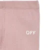 Off Stamp ribbestrikkede leggings