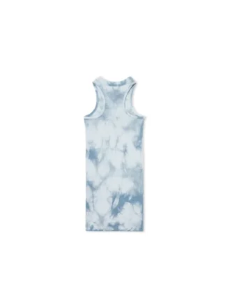 Off Stamp Tie-Dye Ribbed Kjole