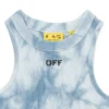 Off Stamp Tie-Dye Ribbed Kjole