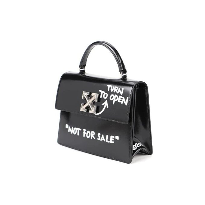 Off-White 2.8 Jitney svart håndveske