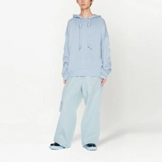 Off-White 3D Diag Knit Hoodie «Pale Blue»
