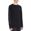 Off-White 3D-trykt, uthult pil-T-skjorte med lange ermer for menn