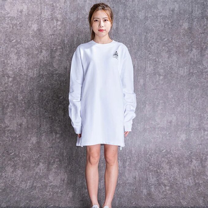 Off-White Arrow Rundhalset Hvit Hettegenser