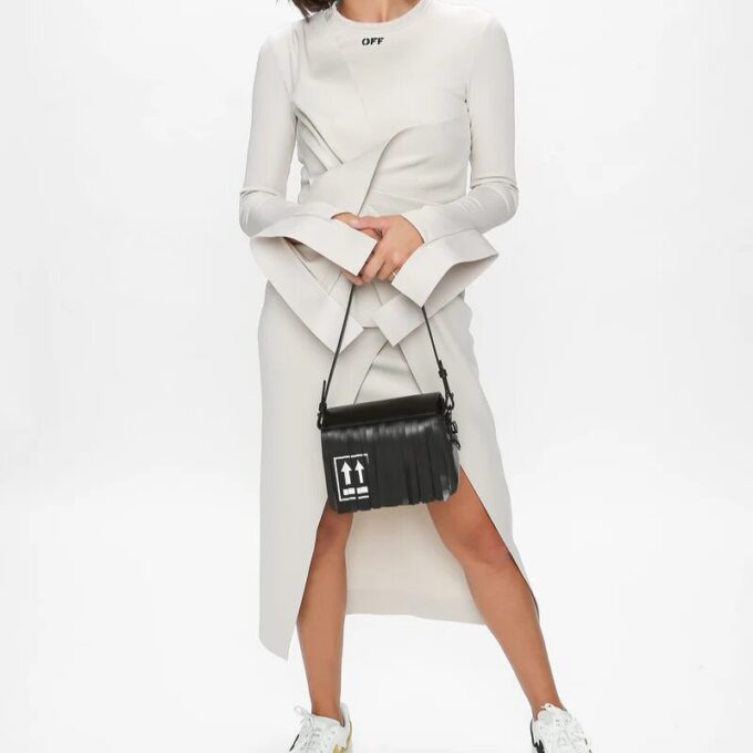 Off-White Arrow skulderveske svart