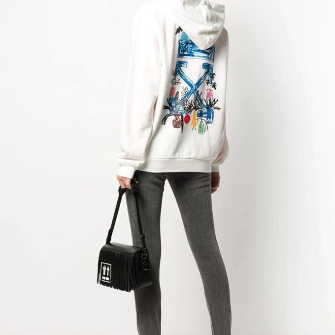 Off-White Arrow skulderveske svart