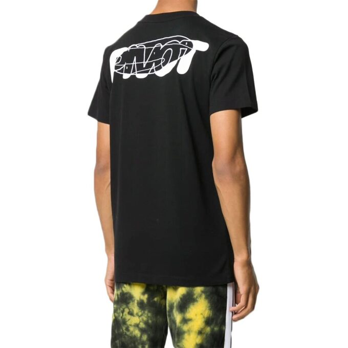 Off-White Arrow-trykt svart T-skjorte for menn