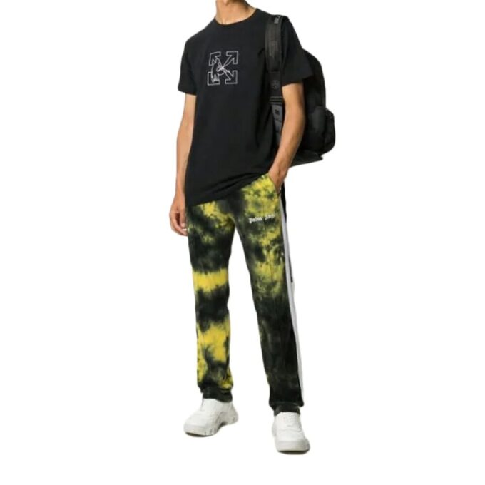 Off-White Arrow-trykt svart T-skjorte for menn