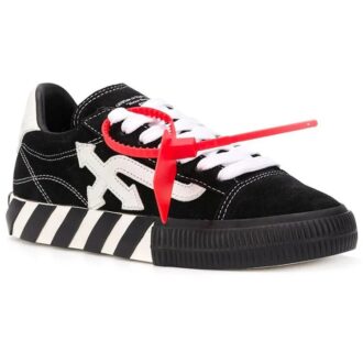 Off-White Arrow Vulcanized Low «Black White»