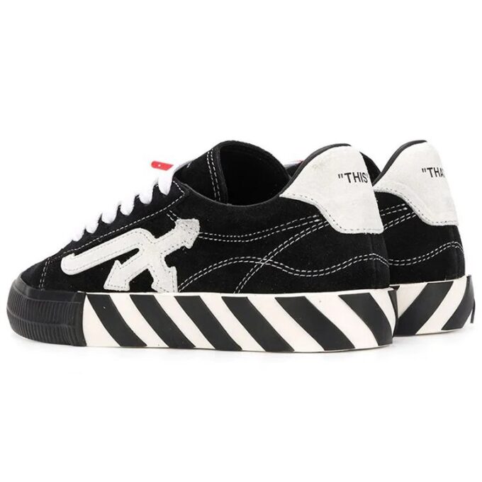 Off-White Arrow Vulcanized Low «Black White»