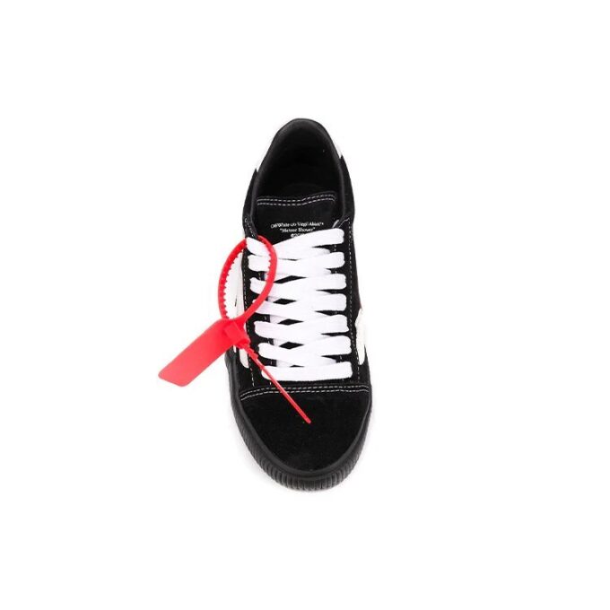 Off-White Arrow Vulcanized Low «Black White»