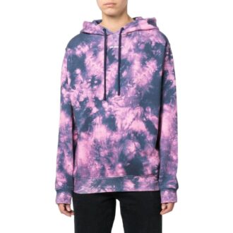 Off-White Arrows Motif Tie Dye-hettegenser «Pink Blue»