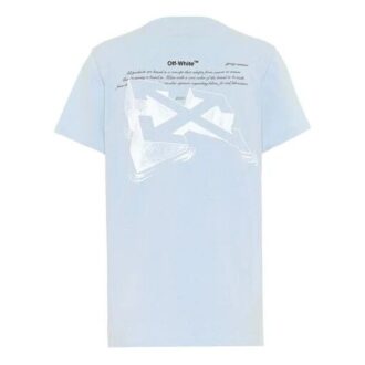 Off-White Arrows Sketch-trykk, kort ermet