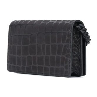 Off-White Arrows svart messenger-veske