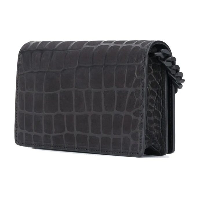 Off-White Arrows svart messenger-veske