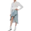 Off-White asymmetrisk Denim-skjørt «Blue»