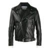 Off-White asymmetrisk svart jakke for menn