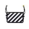 Off-White Binder Clip Stripe Messenger Bag Svart