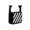 Off-White Binder Clip Stripe Messenger Bag Svart
