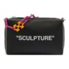 Off-White Block Pouch Quote Clutch Bag «Black»