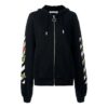 Off-White Blomstertrykk Svart