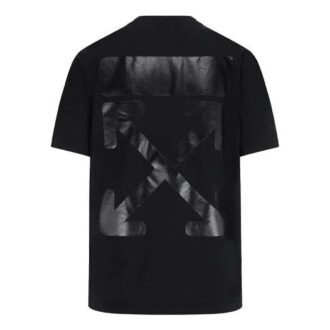 Off-White Bomull Kort ermet Svart