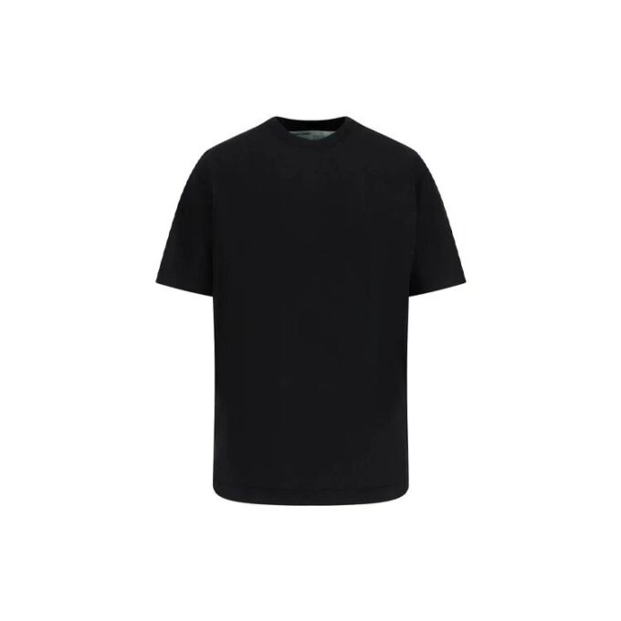 Off-White Bomull Kort ermet Svart