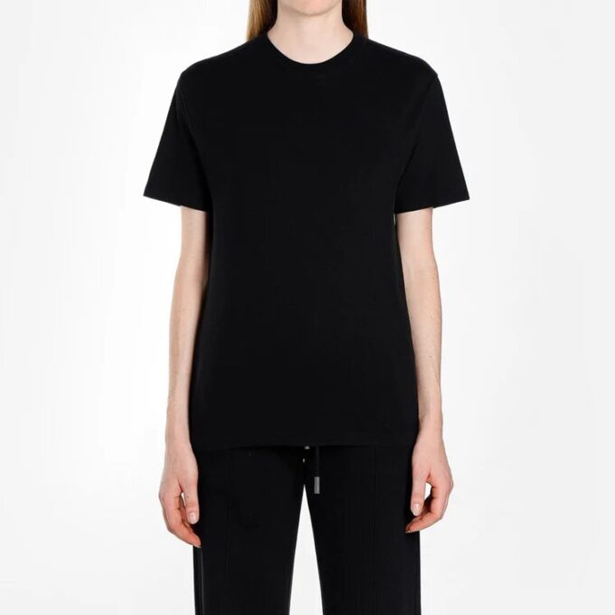 Off-White Bomull Kort ermet Svart