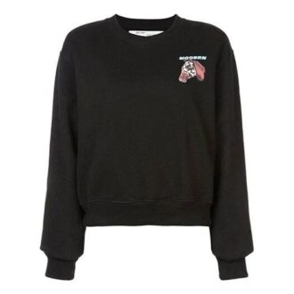 Off-White bomulls-genser med hestelogo