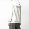 Off-White bomullsgenser med hette, hvit