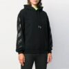 Off-White bomullsgenser med hette, svart