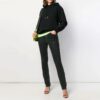 Off-White bomullsgenser med hette, svart