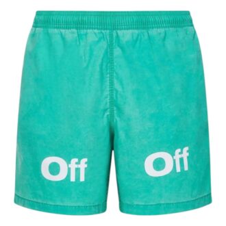 Off-White Bounce Off Sunset badebukser «Green»