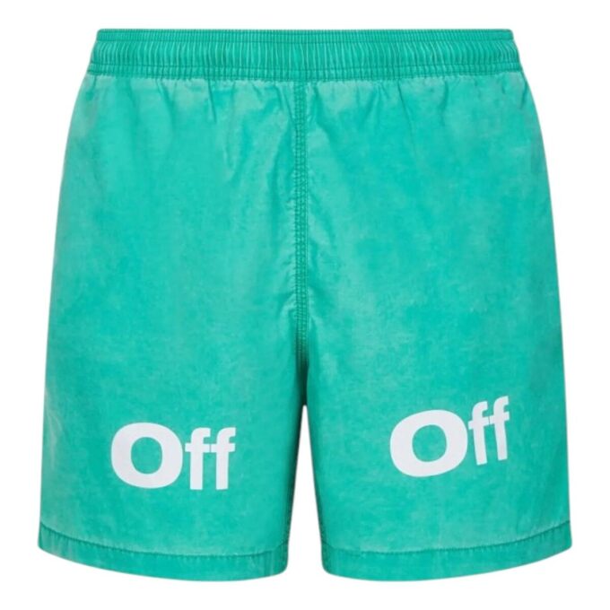 Off-White Bounce Off Sunset badebukser «Green»