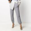 Off-White brodert grå sportsbukser/joggebukser