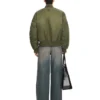 Off-White brodert nylon bomberjakke