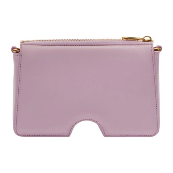 Off-White Burrow skulderveske i skinn «Lilac»