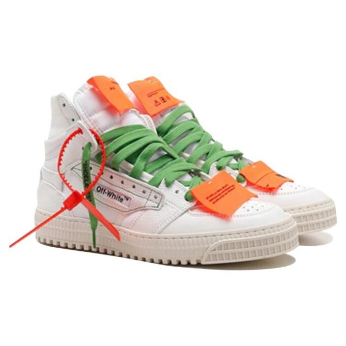 Off-White C/O Virgil Abloh Retro High Top Casual sko Hvit