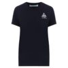 Off-White Carryover T-skjorte med passform «Black Flower Pattems»
