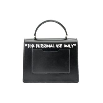 Off-White Cash Inside Logo skulderveske svart