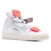 Off-White Court 3.0 høye sneakers Hvit/Oransje